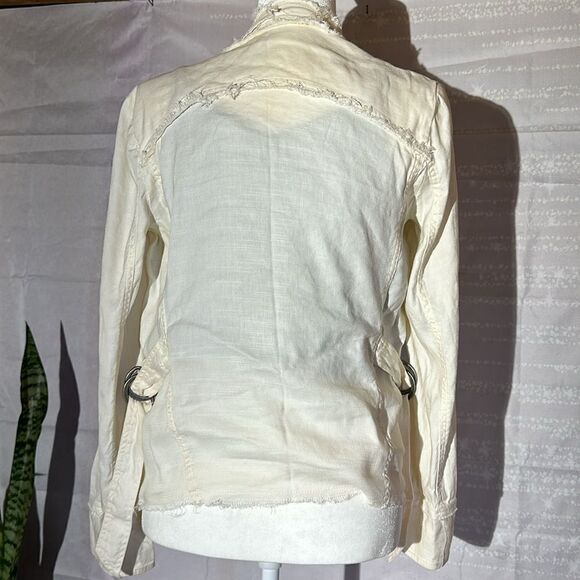 Free People open front waterfall cardigan jacket - Picture 6 of 8